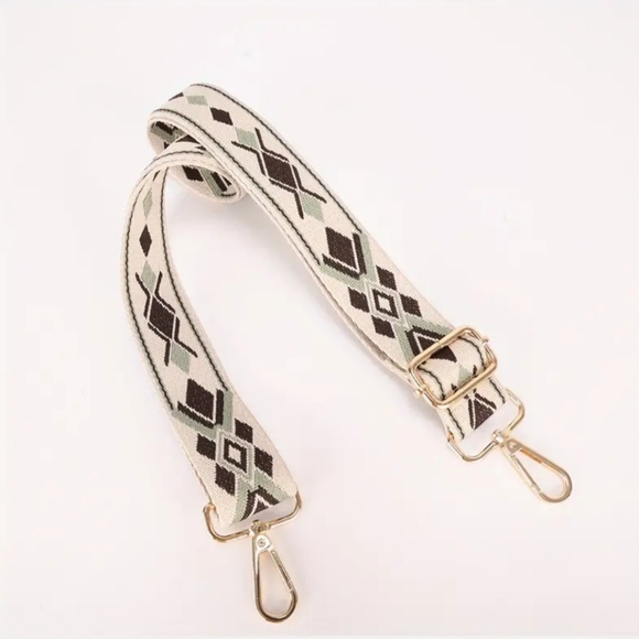 Vintage Pattern Shoulder Bag Strap/ Adjustable Strap Bag - Picture 2 of 7